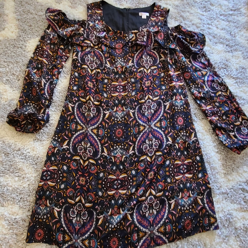 Cold shoulder dress
